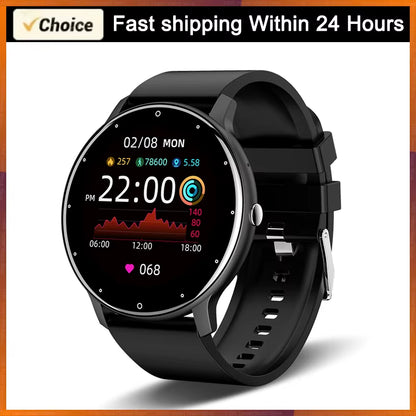 2025 Smartwatch for Men and Women - Fitness Tracker with Heart Rate Monitor, Waterproof Design, Compatible with Xiaomi, Android, and iOS