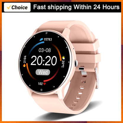 2025 Smartwatch for Men and Women - Fitness Tracker with Heart Rate Monitor, Waterproof Design, Compatible with Xiaomi, Android, and iOS