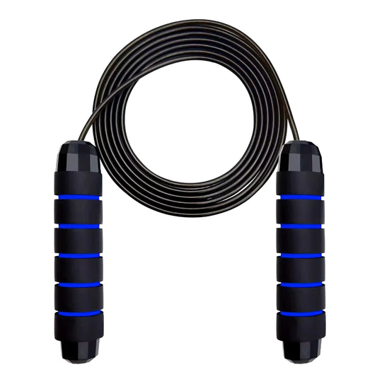 Adjustable Tangle-Free Speed Jump Rope with Ball Bearings and Foam Handles for Home Fitness and Body Slimming Workouts