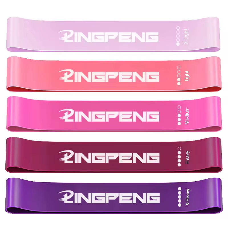 Resistance Bands for Yoga and Fitness - Elastic Loop Stretch Bands for Hip Tension, Leg Squats, and Dance Training