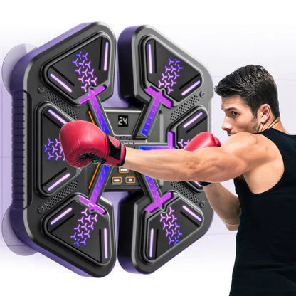 Smart Music Boxing Trainer for Adults and Children - Home Fitness Response Training Wall Target