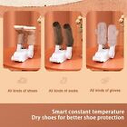 Portable Electric Shoe and Glove Dryer with Heating Blower for Boots and Socks - UK Model