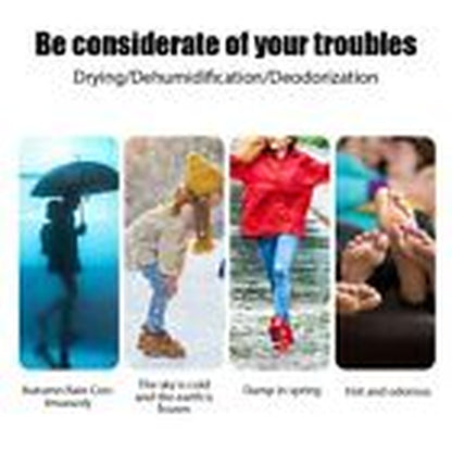 Portable Electric Shoe and Glove Dryer with Heating Blower for Boots and Socks - UK Model