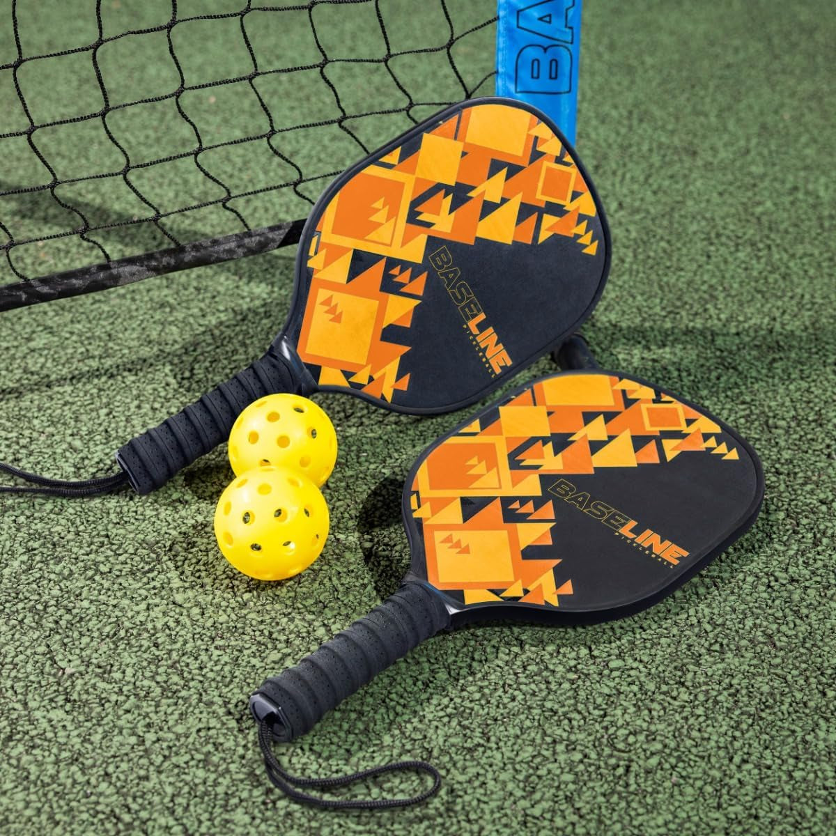 Baseline Pickleball Paddles Set, Pickleball Rackets with Accessories, Premium Wo