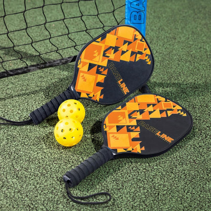 Baseline Pickleball Paddles Set, Pickleball Rackets with Accessories, Premium Wo