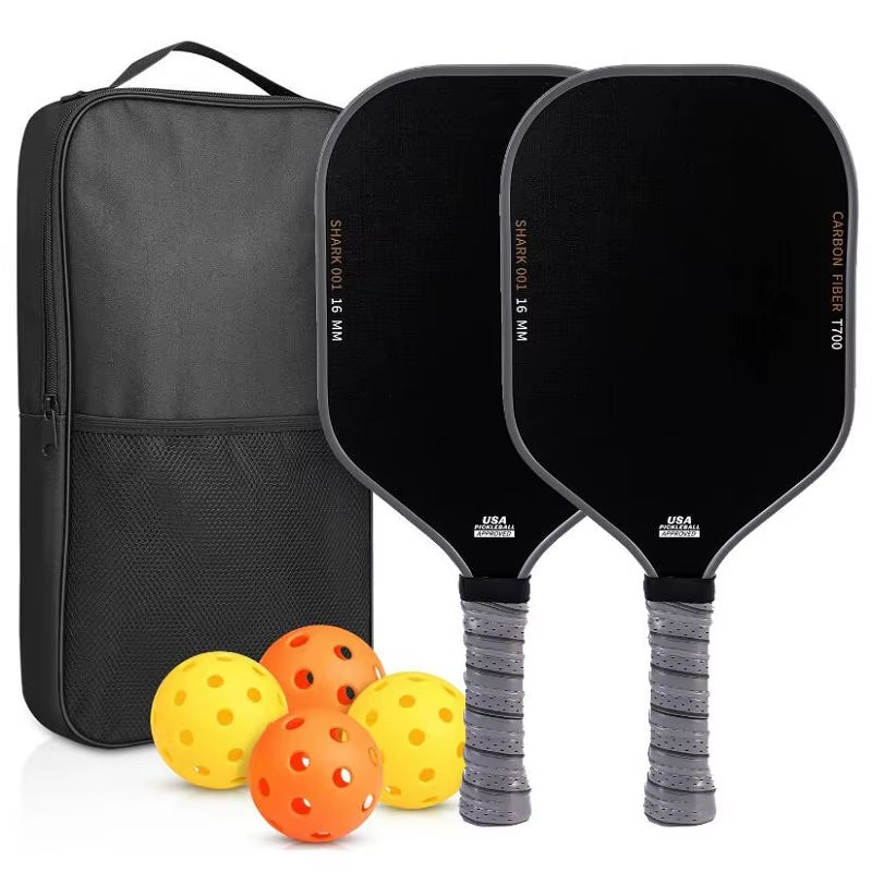 Carbon Fiber Pickleball Paddle with Enhanced Spin and Power Sweet Spot, T700 High Grit Surface