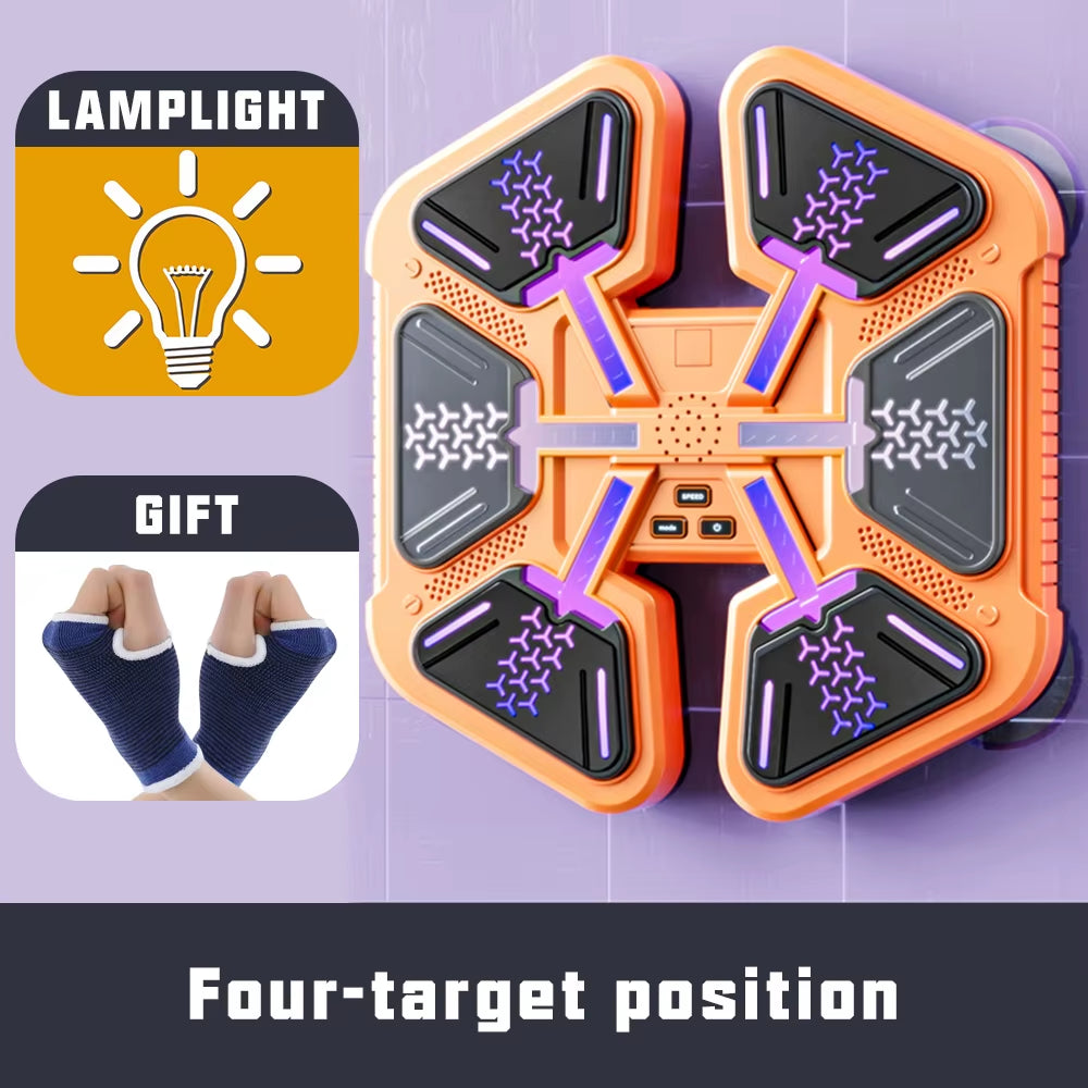 Smart Music Boxing Trainer for Adults and Children - Home Fitness Response Training Wall Target