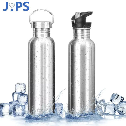 500/750/1000Ml Stainless Steel Water Bottle with Straw Sports Water Bottle Cold Water Bottle for Gym Cycling Hiking Drinkware