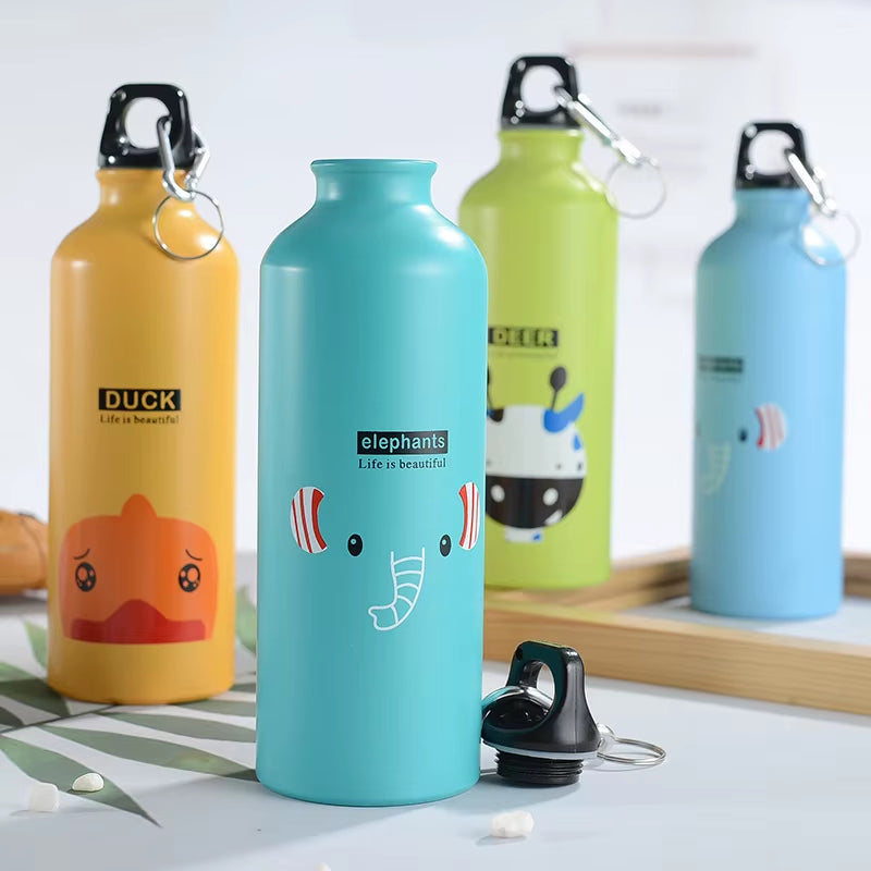 Camping Alloy Water Bottle 500Ml Outdoor Portable Cycling Water Bottle