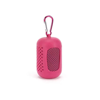 Portable Microfiber Quick-Dry Fitness Towel with Silicone Bag