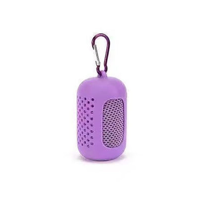 Portable Microfiber Quick-Dry Fitness Towel with Silicone Bag