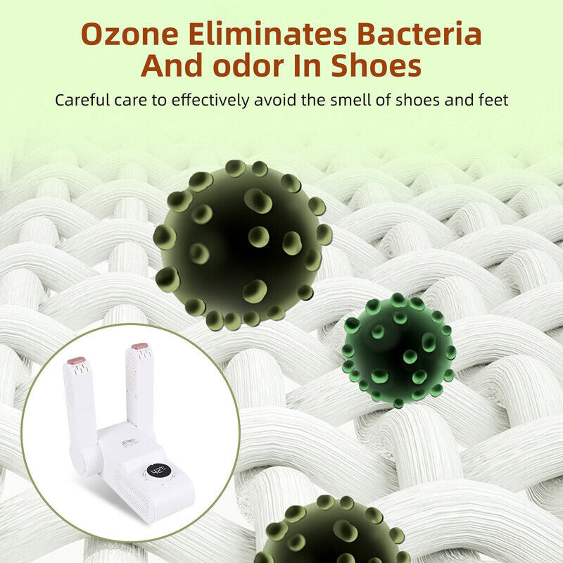 Portable Electric Shoe and Glove Dryer with Heating Blower for Boots and Socks - UK Model