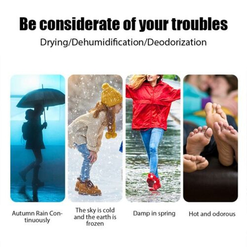 Portable Electric Shoe and Glove Dryer with Heating Blower for Boots and Socks - UK Model