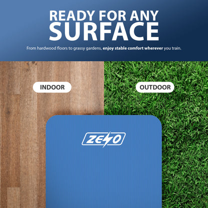 YOGA MAT 10MM THICK EXERCISE MAT GYM WORKOUT FITNESS PILATES HOME NON SLIP NBR