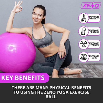 EXERCISE GYM BALL SWISS PILATES YOGA CORE TRAINING PREGNANCY BIRTHING ANTI-BURST