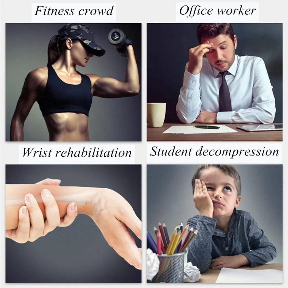 Wrist Gyro Ball Power Trainer - Self-Starting Forearm and Wrist Strengthening Device for Enhanced Arm and Finger Muscle Development