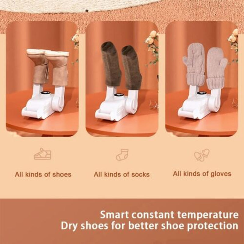 Portable Electric Shoe and Glove Dryer with Heating Blower for Boots and Socks - UK Model