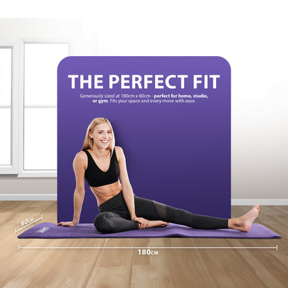 YOGA MAT 10MM THICK EXERCISE MAT GYM WORKOUT FITNESS PILATES HOME NON SLIP NBR