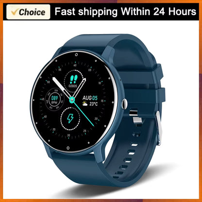 2025 Smartwatch for Men and Women - Fitness Tracker with Heart Rate Monitor, Waterproof Design, Compatible with Xiaomi, Android, and iOS