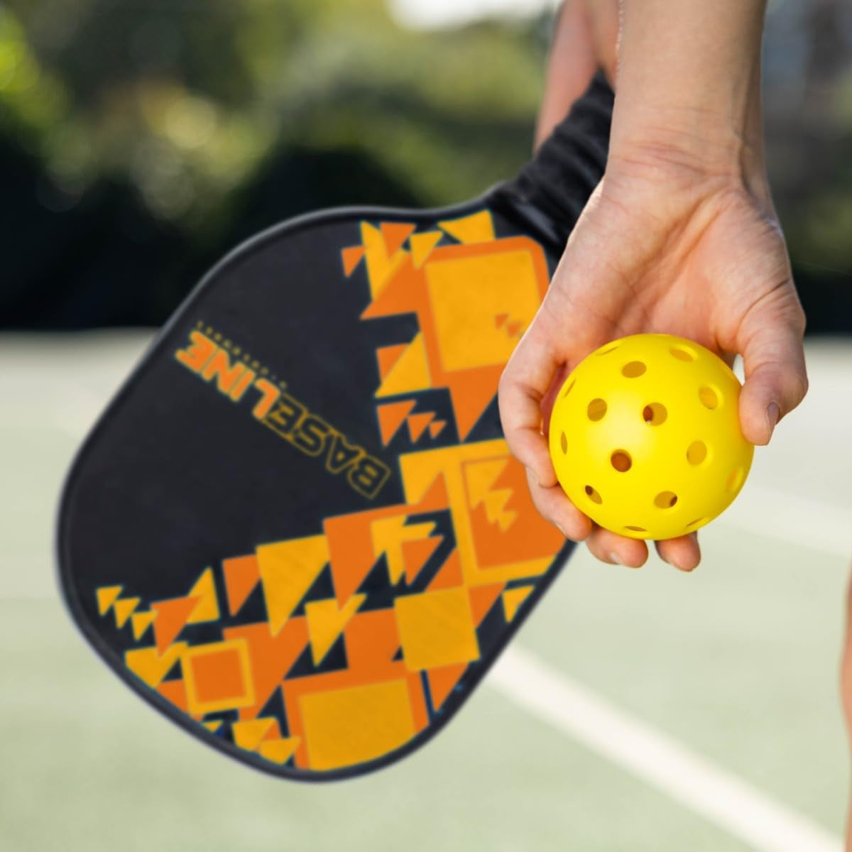 Baseline Pickleball Paddles Set, Pickleball Rackets with Accessories, Premium Wo