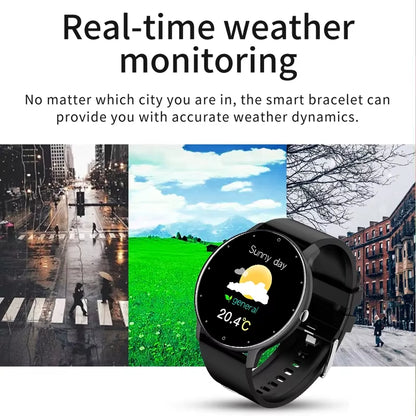 2025 Smartwatch for Men and Women - Fitness Tracker with Heart Rate Monitor, Waterproof Design, Compatible with Xiaomi, Android, and iOS